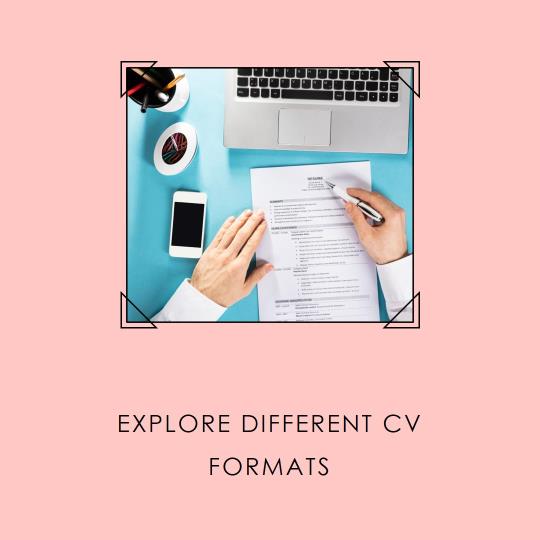 Choosing the Perfect CV Format: A Detailed Analysis