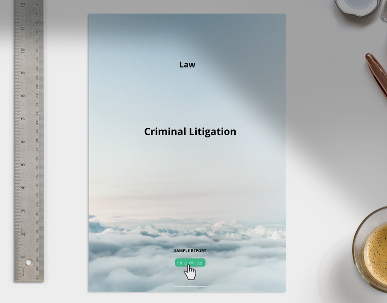 Examining Criminal Litigation Through Professional Practice Research Reports