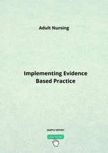 Load image into Gallery viewer, Adult Nursing - Implementating Evidence Based Practice