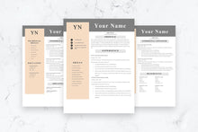 Load image into Gallery viewer, Architect Resume, 3 Page CV Template