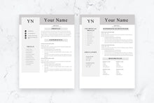 Load image into Gallery viewer, Architect Resume, 2 Page CV Template