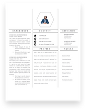 Load image into Gallery viewer, Assistant Accountant 1 Page CV Templates
