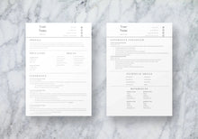 Load image into Gallery viewer, Basic CV Resume Templates - Grammarholic