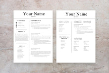 Load image into Gallery viewer, Customer Service Resume, 2 Page CV Template