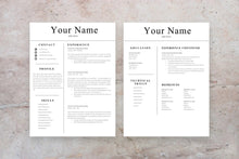 Load image into Gallery viewer, Customer Service Resume, 2 Page CV Templates