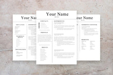 Load image into Gallery viewer, Customer Service Resume, 3 Page CV Template
