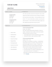 Load image into Gallery viewer, Retail Assistant 1 Page CV Template