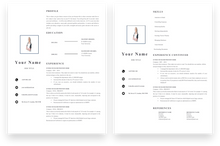 Load image into Gallery viewer, Store Assistant 2 Page CV Template
