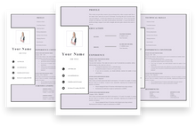 Load image into Gallery viewer, Store Assistant 3 Page CV Template Design