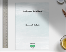 Load image into Gallery viewer, Health and Social Care Research Skills 2 - Grammarholic