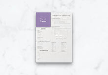 Load image into Gallery viewer, Easy CV Resume Template Page 3