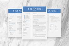 Load image into Gallery viewer, Simple Resume, CV Template