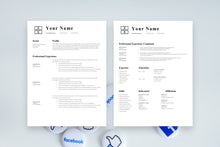 Load image into Gallery viewer, Marketing Resume, 2 Page CV Templates
