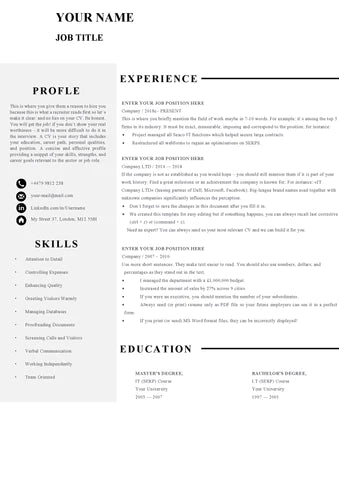 Health Care Assistant CV: A Sample Template and Guide for Success