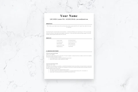 Making the Most of Your One-Page CV: How to Fit Your Career Story