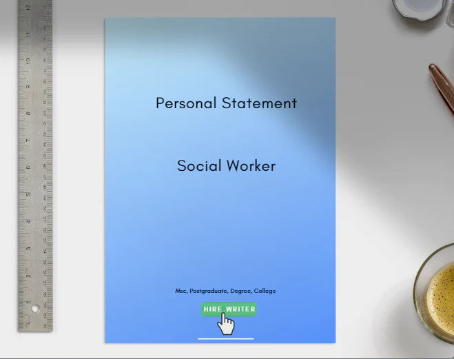 Writing a Personal Statement for a Social Work University UCAS Application