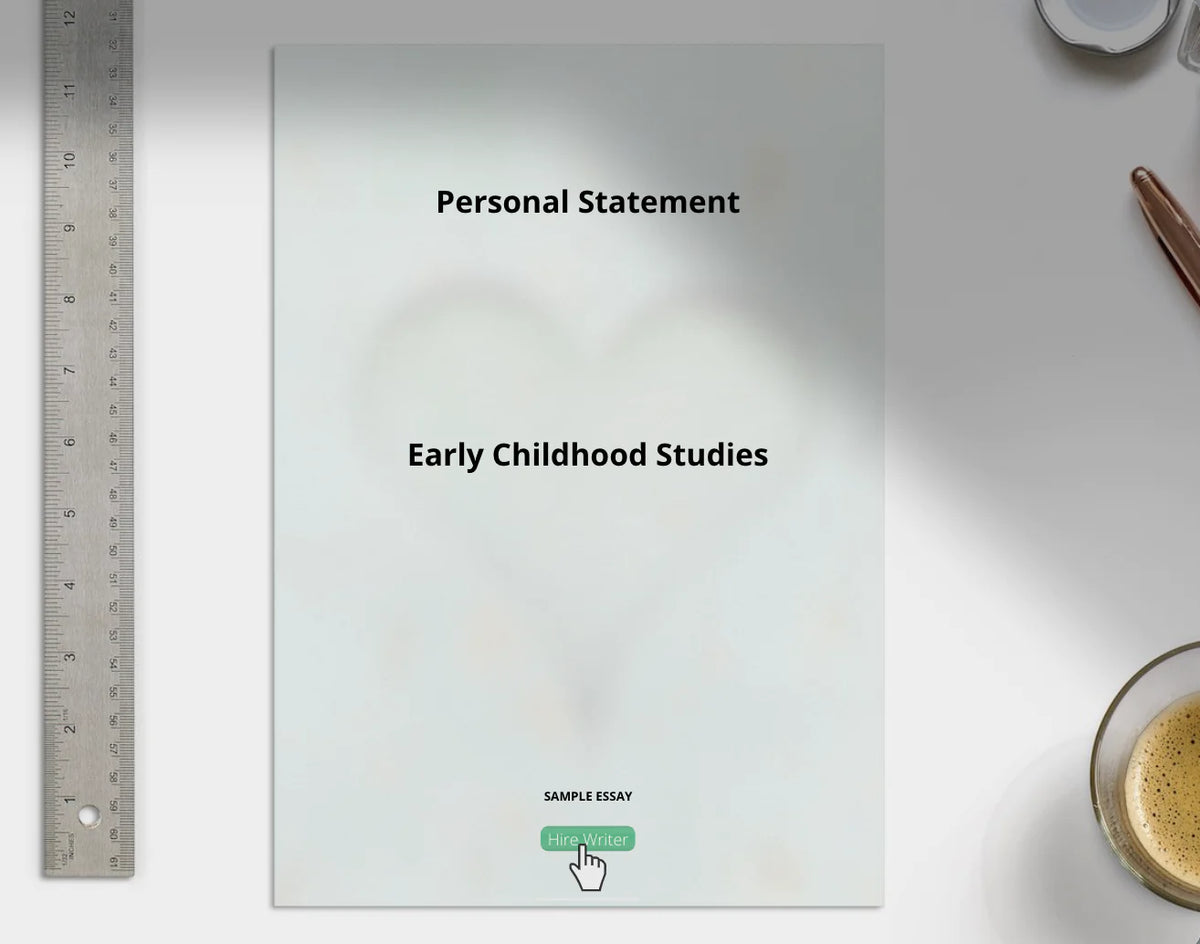 childhood studies personal statement examples