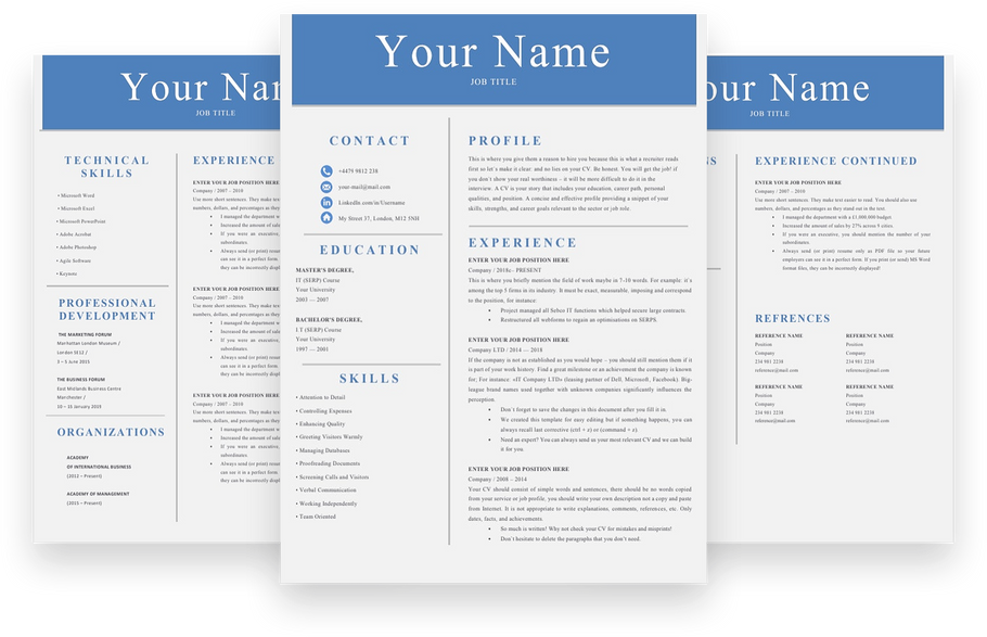Simple and Effective Resume Templates for Landing a Job
