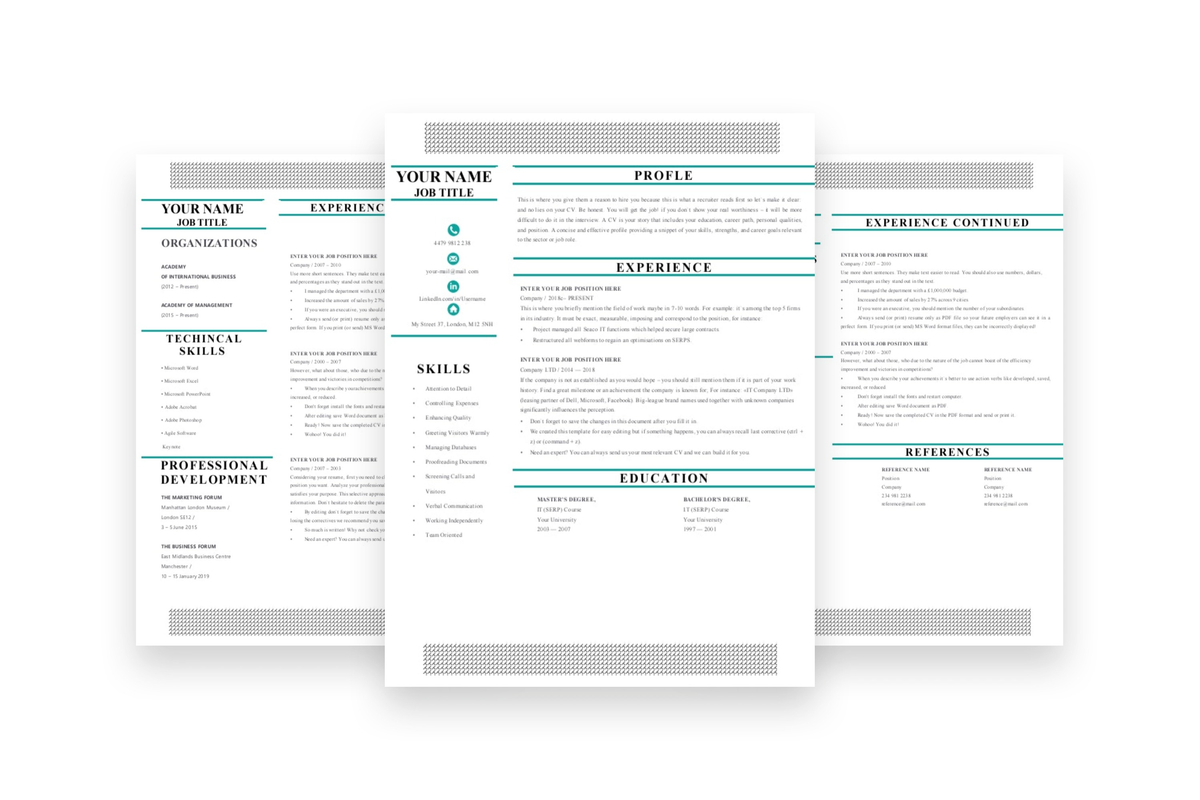 Career CV, Resume Templates | Grammarholic