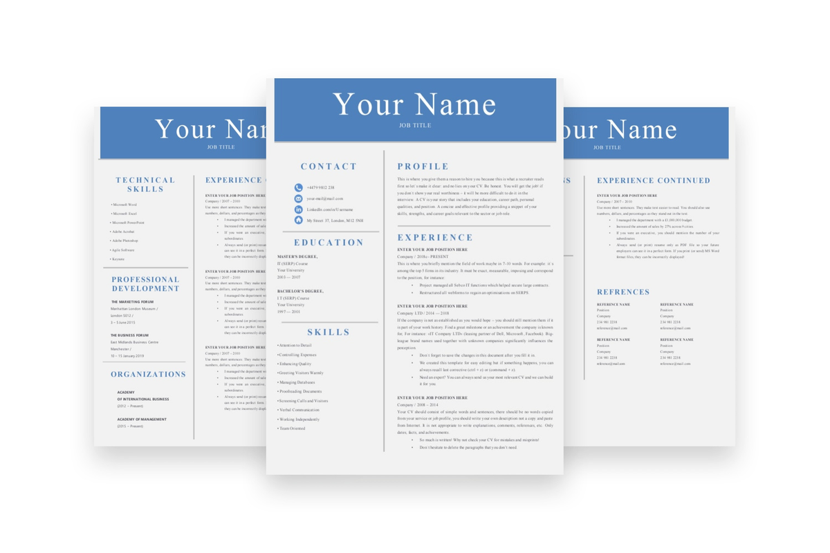 Simple CV, Resume Templates | Grammarholic