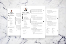 Load image into Gallery viewer, Accounting Resume Resume, 3 page CV Template Plain
