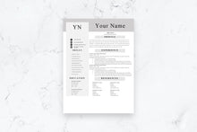 Load image into Gallery viewer, Architect Resume, 1 Page CV Template
