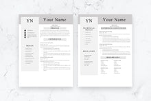 Load image into Gallery viewer, Architect Resume, 2 Page CV Template
