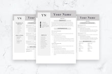 Load image into Gallery viewer, Architect Resume, 3 Page CV Template
