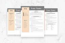Load image into Gallery viewer, Architect Resume, 3 Page CV Template

