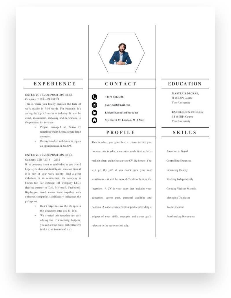Assistant Accountant 1 Page CV Templates | Grammarholic