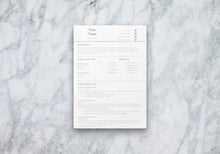 Load image into Gallery viewer, Basic CV Resume Templates - Grammarholic
