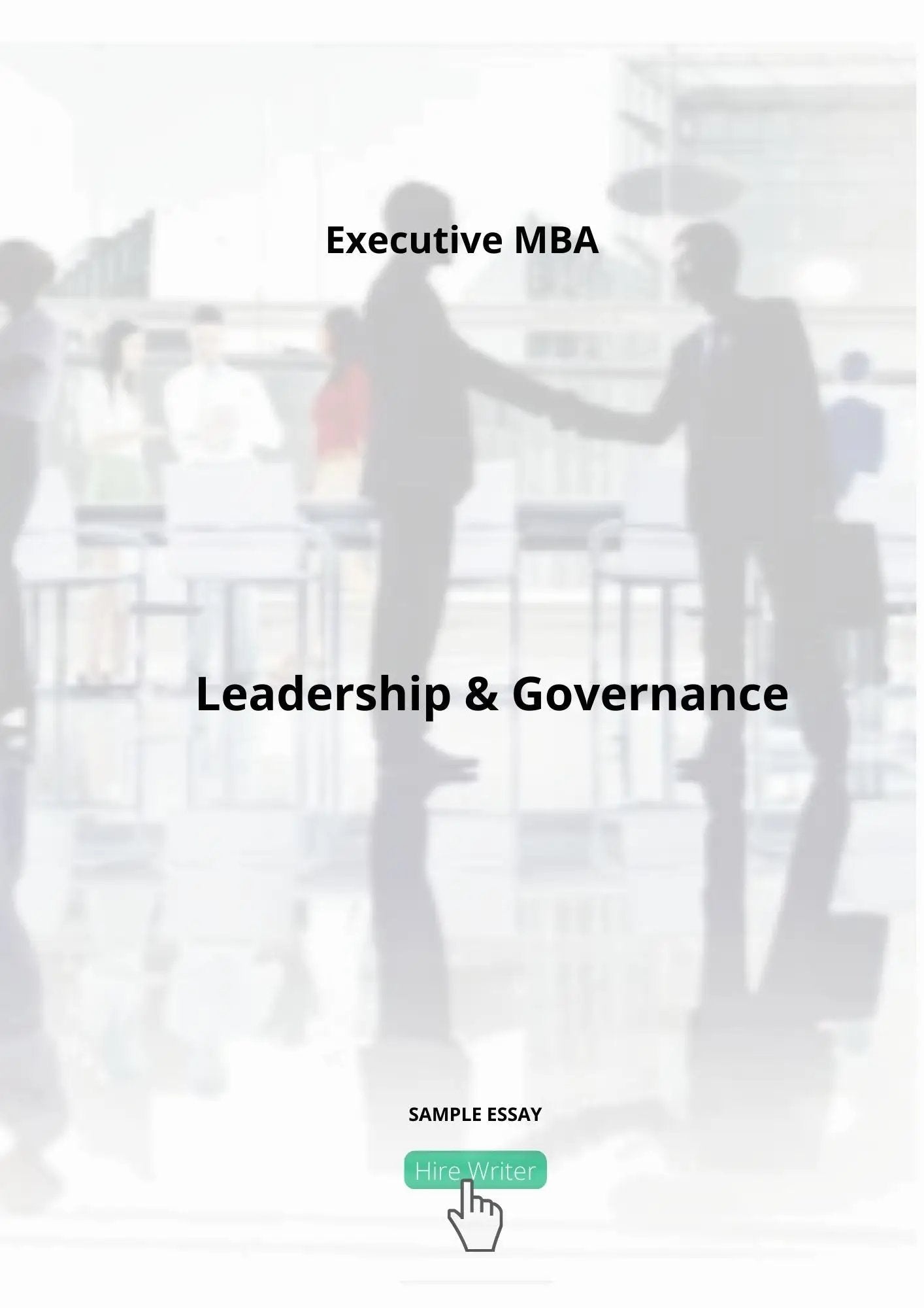 Leadership & Governance - Grammarholic
