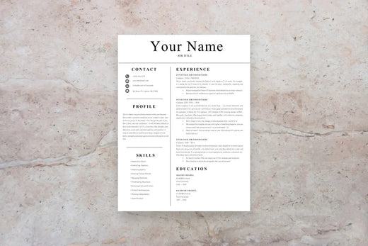 Customer Service Resume, 1 Page CV Template - Grammarholic