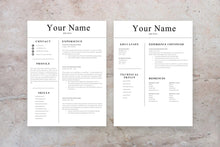 Load image into Gallery viewer, Customer Service Resume, 2 Page CV Template
