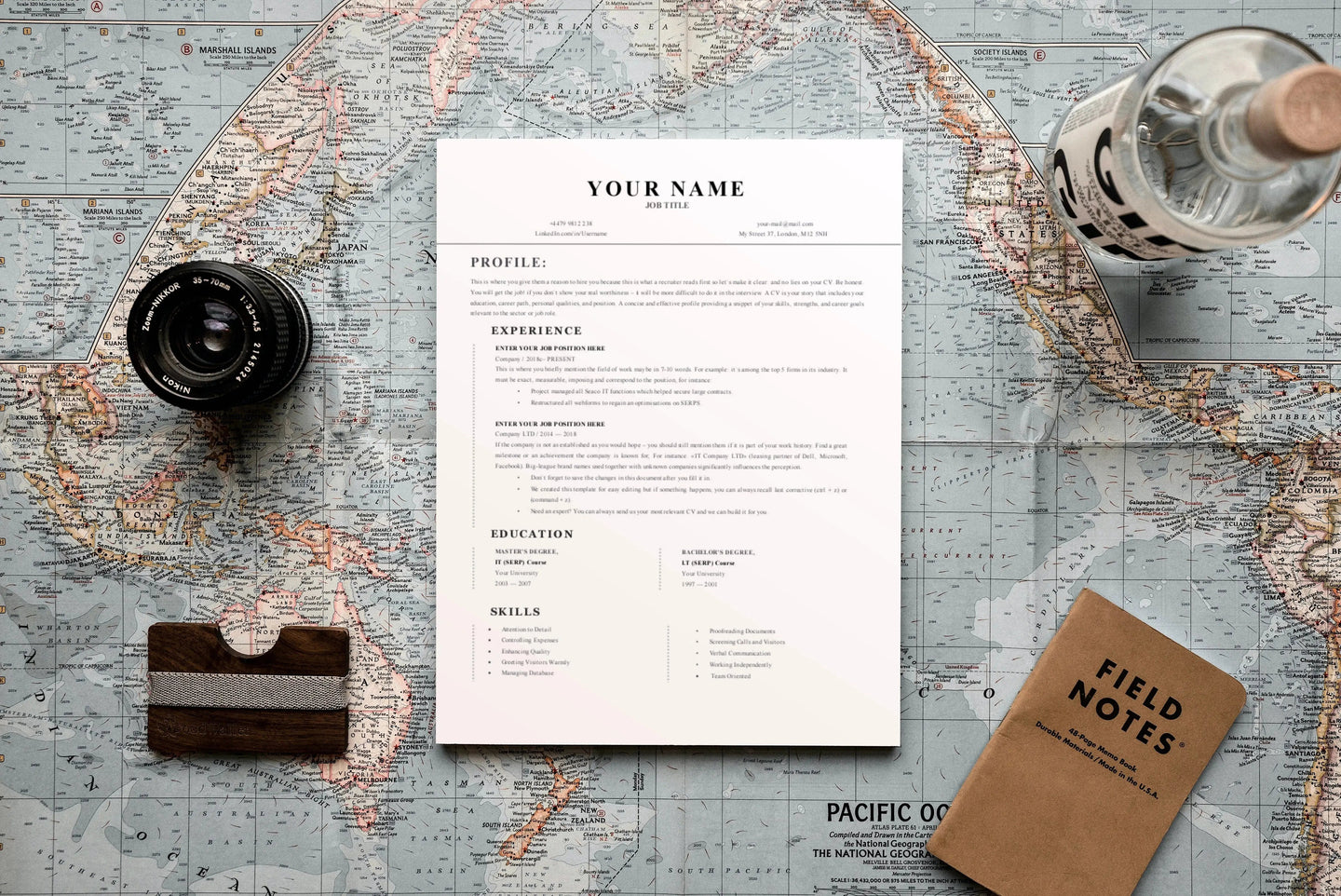 Basic 1 Page Resume Template