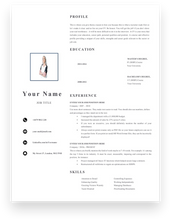 Load image into Gallery viewer, Store Assistant 1 Page CV Template
