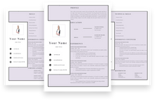 Load image into Gallery viewer, Store Assistant 3 Page CV Template Design
