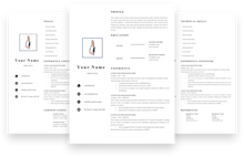 Load image into Gallery viewer, Store Assistant 3 Page CV Template
