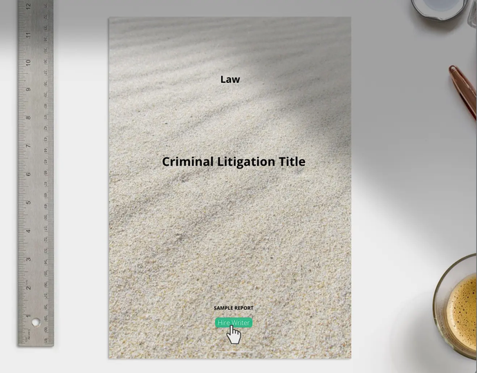 Criminal Litigation Alternative - Grammarholic