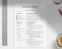 Load image into Gallery viewer, Bandit Professional CV Template - Grammarholic
