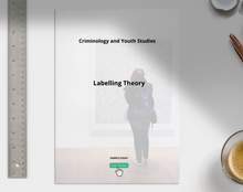 Load image into Gallery viewer, Criminology and Youth Studies Labelling Theory - Grammarholic
