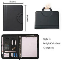 Load image into Gallery viewer, A4 Portable File Folder with Calculator Binder Organiser - Grammarholic
