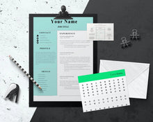 Load image into Gallery viewer, Modern CV Resume Template
