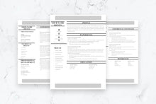 Load image into Gallery viewer, Career 3 Page CV Resume Template - Grammarholic
