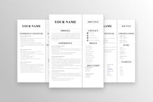 Load image into Gallery viewer, Winning 3 Page Resume Template
