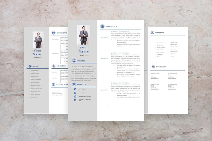 Executive Assistant Resume, 3 Page CV Templates
