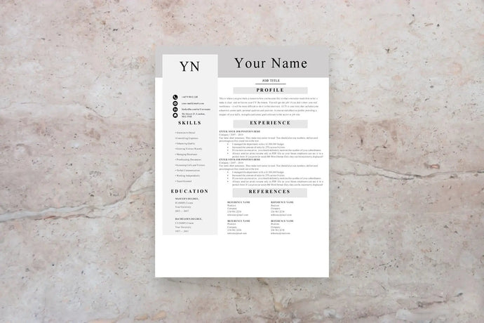 Executive Assistant Resume, 1 Page CV Templates