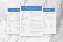 Load image into Gallery viewer, Simple Resume, CV Template
