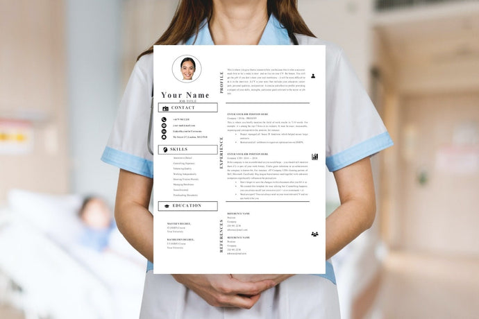Nursing student resume, 1 page CV Templates
