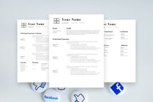 Load image into Gallery viewer, Marketing Resume, 3 Page CV Templates
